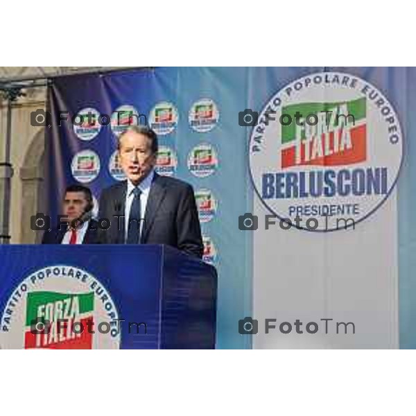 Bergamo Tiziano Manzoni/LaPresse 10-09- 2022 Italia Cronaca Brignano Gera D\'Adda, Bg Apertura campagna elettorale Forza italia Alessandro Sorte Giulio Terzi di Sant\'Agata