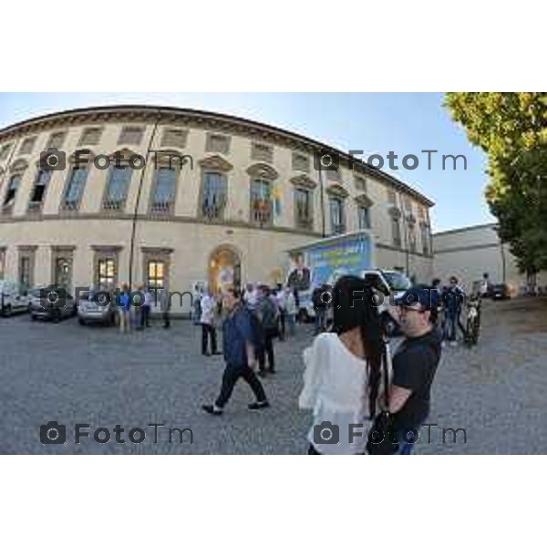 Bergamo Tiziano Manzoni/LaPresse 10-09- 2022 Italia Cronaca Brignano Gera D\'Adda, Bg Apertura campagna elettorale Forza italia Alessandro Sorte