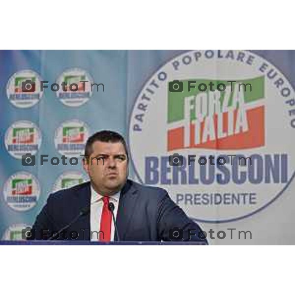 Bergamo Tiziano Manzoni/LaPresse 10-09- 2022 Italia Cronaca Brignano Gera D\'Adda, Bg Apertura campagna elettorale Forza italia Alessandro Sorte