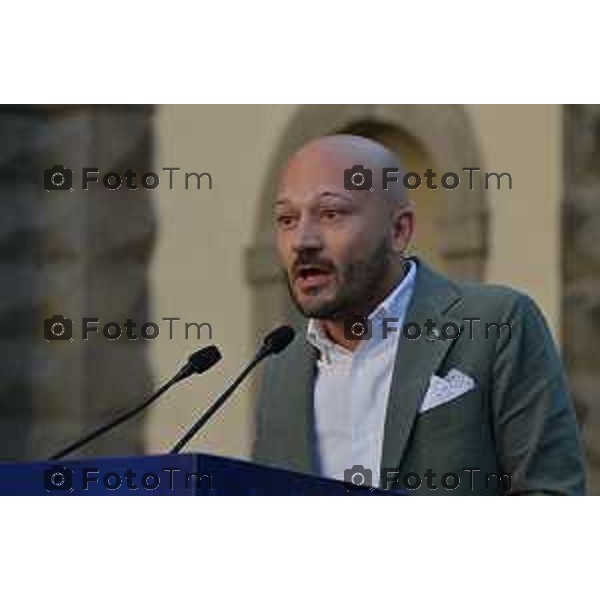 Bergamo Tiziano Manzoni/LaPresse 10-09- 2022 Italia Cronaca Brignano Gera D\'Adda, Bg Apertura campagna elettorale Forza italia Alessandro Sorte