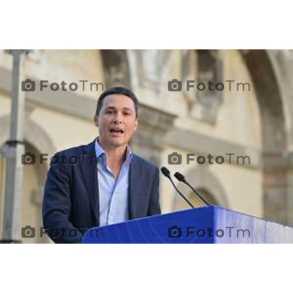 Bergamo Tiziano Manzoni/LaPresse 10-09- 2022 Italia Cronaca Brignano Gera D\'Adda, Bg Apertura campagna elettorale Forza italia Alessandro Sorte