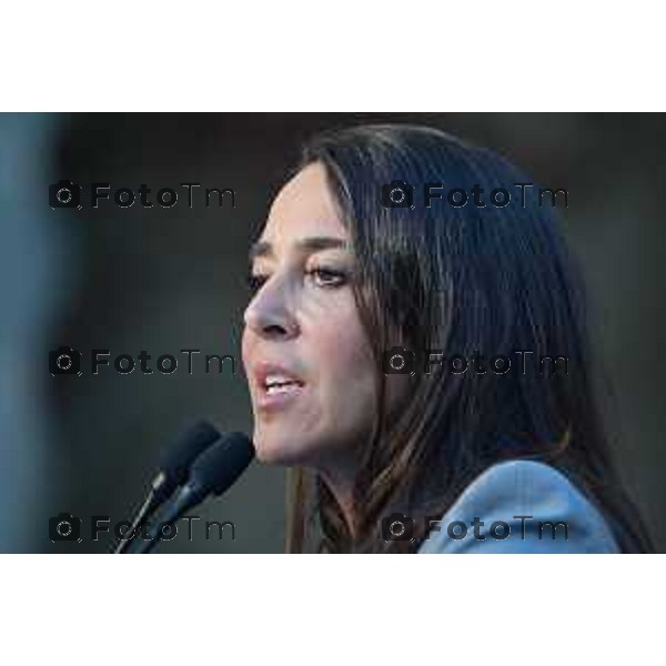 Bergamo Tiziano Manzoni/LaPresse 10-09- 2022 Italia Cronaca Brignano Gera D\'Adda, Bg Apertura campagna elettorale Forza italia Alessandro Sorte Lucia Ronzulli