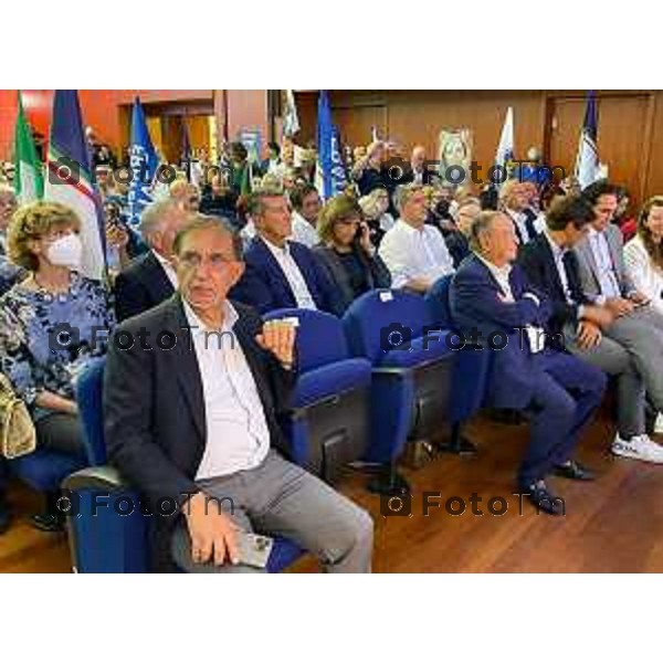 Bergamo Tiziano Manzoni/LaPresse 16-09- 2022 Italia Cronaca Bergamo Dibattito Fratelli d\'Italia in fiera elezioni 2022