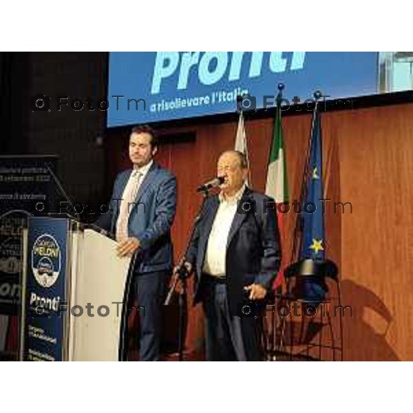 Bergamo Tiziano Manzoni/LaPresse 16-09- 2022 Italia Cronaca Bergamo Dibattito Fratelli d\'Italia in fiera elezioni 2022