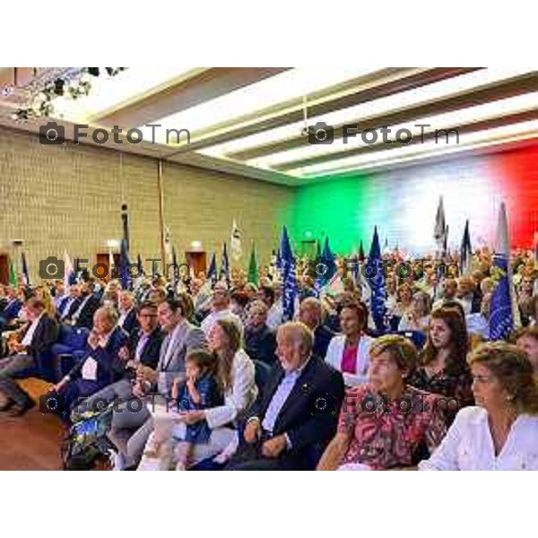 Bergamo Tiziano Manzoni/LaPresse 16-09- 2022 Italia Cronaca Bergamo Dibattito Fratelli d\'Italia in fiera elezioni 2022