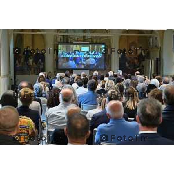 Foto Manzoni Tiziano/LaPresse 17-09-2022 Bergamo Italia - Cronaca - Abbazia di San Paolo d’Argon il progetto diocesano FILEO inaugurata Biblioteca titolata Fulvio Manara