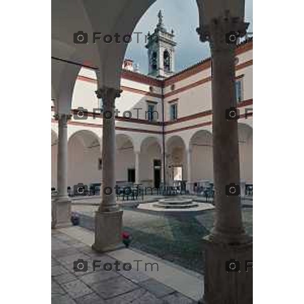 Foto Manzoni Tiziano/LaPresse 17-09-2022 Bergamo Italia - Cronaca - Abbazia di San Paolo d’Argon il progetto diocesano FILEO inaugurata Biblioteca titolata Fulvio Manara