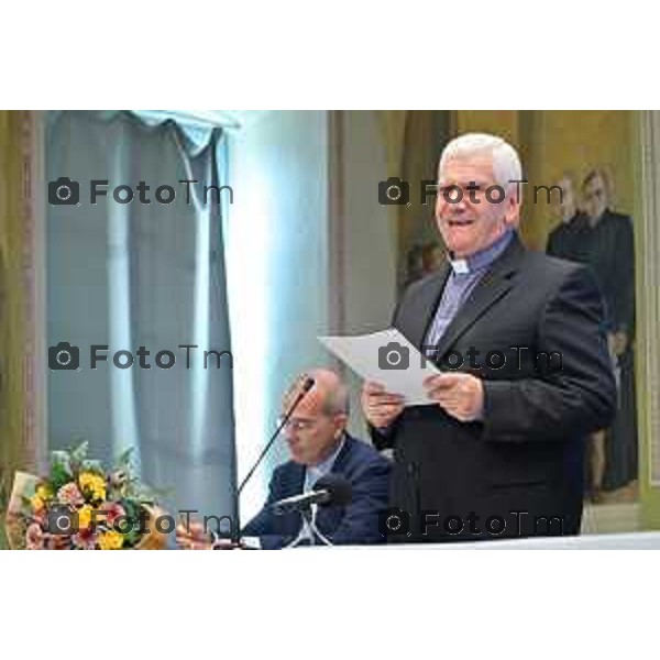 Foto Manzoni Tiziano/LaPresse 17-09-2022 Bergamo Italia - Cronaca - Abbazia di San Paolo d’Argon il progetto diocesano FILEO inaugurata Biblioteca titolata Fulvio Manara Vescovo Beschi