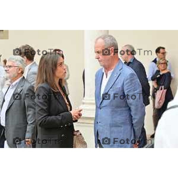 Foto Manzoni Tiziano/LaPresse 17-09-2022 Bergamo Italia - Cronaca - Abbazia di San Paolo d’Argon il progetto diocesano FILEO inaugurata Biblioteca titolata Fulvio Manara