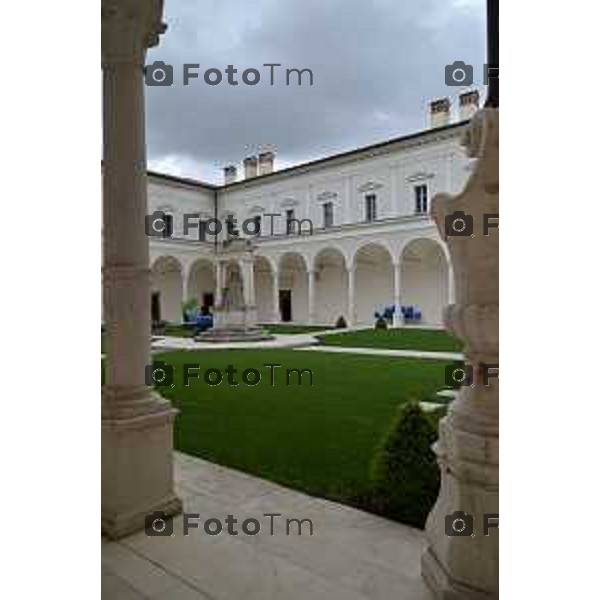 Foto Manzoni Tiziano/LaPresse 17-09-2022 Bergamo Italia - Cronaca - Abbazia di San Paolo d’Argon il progetto diocesano FILEO inaugurata Biblioteca titolata Fulvio Manara