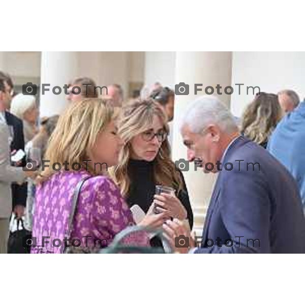 Foto Manzoni Tiziano/LaPresse 17-09-2022 Bergamo Italia - Cronaca - Abbazia di San Paolo d’Argon il progetto diocesano FILEO inaugurata Biblioteca titolata Fulvio Manara Alessia Ardesi,