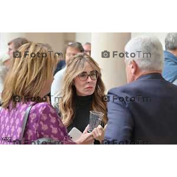 Foto Manzoni Tiziano/LaPresse 17-09-2022 Bergamo Italia - Cronaca - Abbazia di San Paolo d’Argon il progetto diocesano FILEO inaugurata Biblioteca titolata Fulvio Manara Alessia Ardesi,