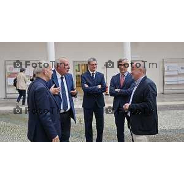 Foto Manzoni Tiziano/LaPresse 17-09-2022 Bergamo Italia - Cronaca - Abbazia di San Paolo d’Argon il progetto diocesano FILEO inaugurata Biblioteca titolata Fulvio Manara Don Trussardi