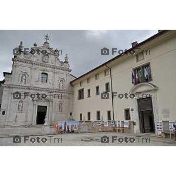 Foto Manzoni Tiziano/LaPresse 17-09-2022 Bergamo Italia - Cronaca - Abbazia di San Paolo d’Argon il progetto diocesano FILEO inaugurata Biblioteca titolata Fulvio Manara