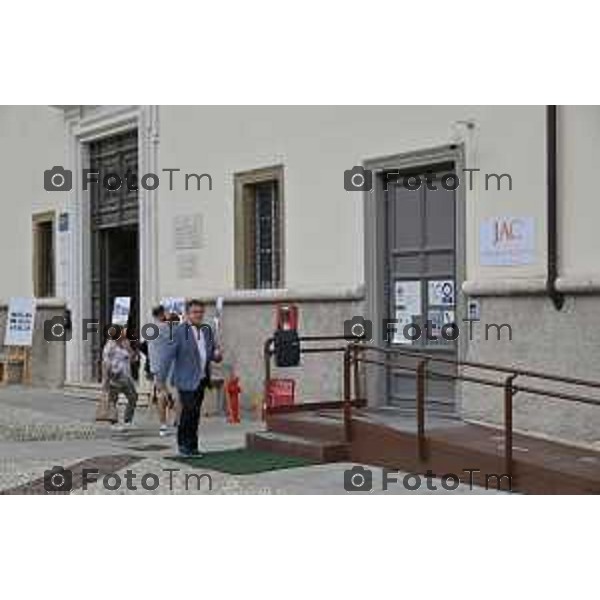 Foto Manzoni Tiziano/LaPresse 17-09-2022 Bergamo Italia - Cronaca - Abbazia di San Paolo d’Argon il progetto diocesano FILEO inaugurata Biblioteca titolata Fulvio Manara