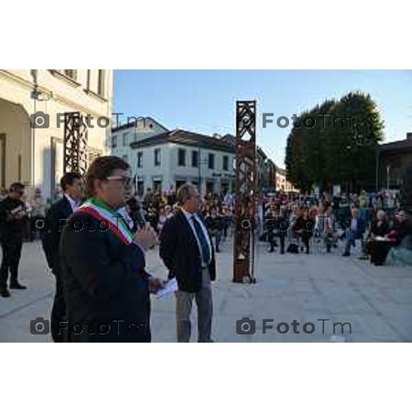 Bergamo Tiziano Manzoni/LaPresse 17-9- 2022 Italia Cronaca Treviglio BG inaugurazioni piazza Cameroni