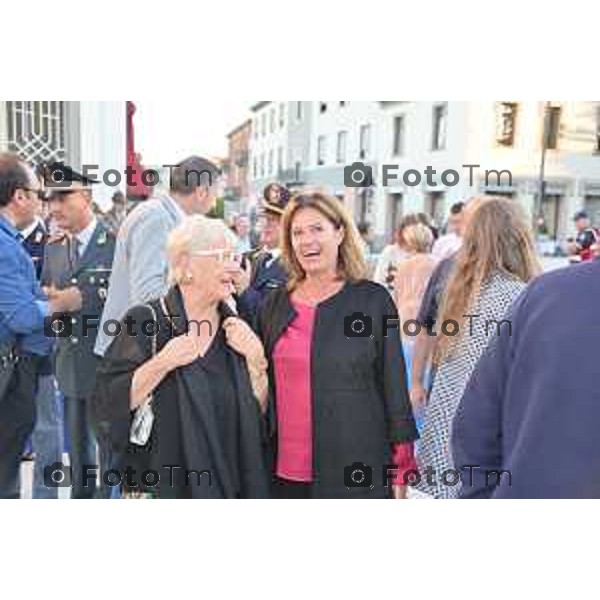 Bergamo Tiziano Manzoni/LaPresse 17-9- 2022 Italia Cronaca Treviglio BG inaugurazioni piazza Cameroni