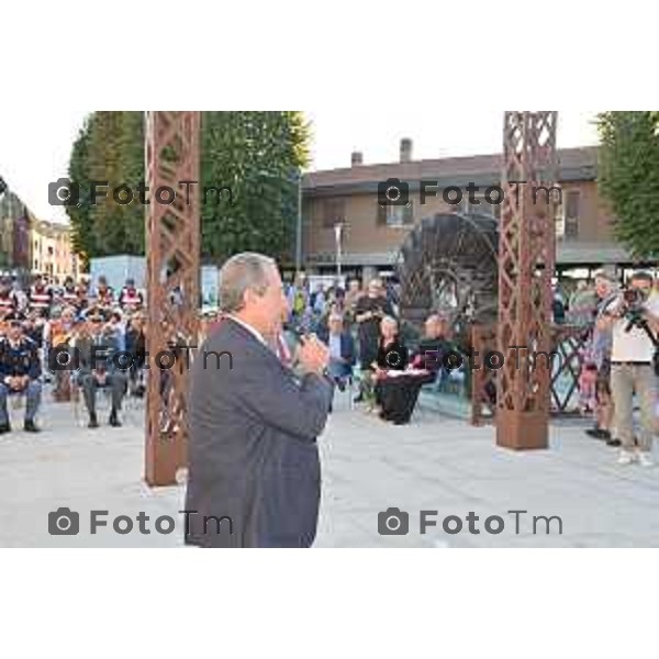 Bergamo Tiziano Manzoni/LaPresse 17-9- 2022 Italia Cronaca Treviglio BG inaugurazioni piazza Cameroni