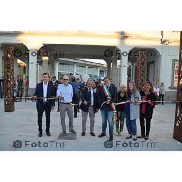 Bergamo Tiziano Manzoni/LaPresse 17-9- 2022 Italia Cronaca Treviglio BG inaugurazioni piazza Cameroni