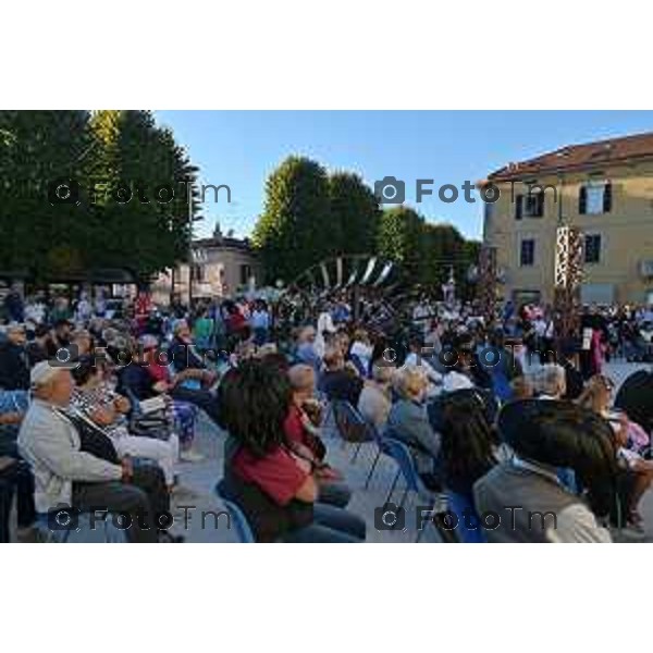 Bergamo Tiziano Manzoni/LaPresse 17-9- 2022 Italia Cronaca Treviglio BG inaugurazioni piazza Cameroni