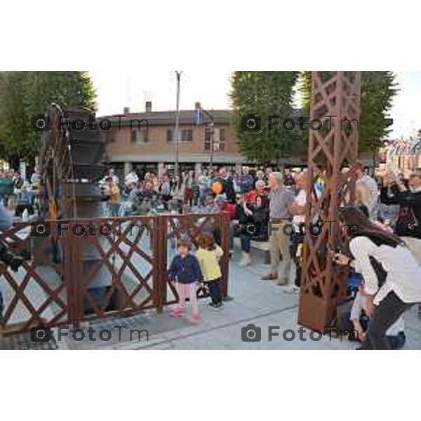 Bergamo Tiziano Manzoni/LaPresse 17-9- 2022 Italia Cronaca Treviglio BG inaugurazioni piazza Cameroni