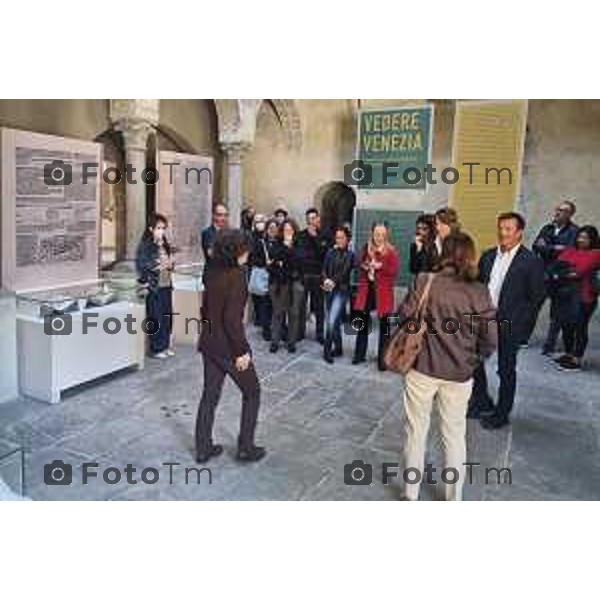 Foto Manzoni Tiziano/LaPresse 7-10-2022 Bergamo Italia - Cronaca - anteprima stampa della mostra “Vedere Venezia. Ritratto di una città tra Medioevo e Rinascimento