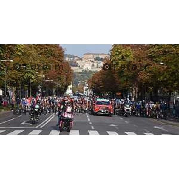 Foto Manzoni Tiziano/LaPresse 8-10-2022 Bergamo Italia - Cronaca - Bergamo Partenza Giro Lombardia