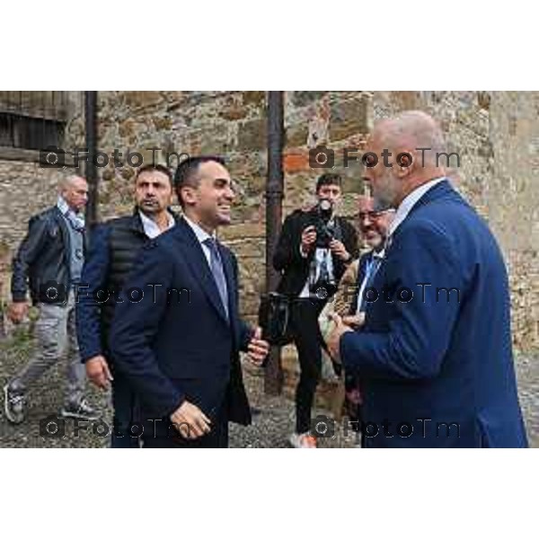 Bergamo Tiziano Manzoni/LaPresse 9-10- 2022 Italia Cronaca Luigi Di Maio Con Premier albanese Edi Rama