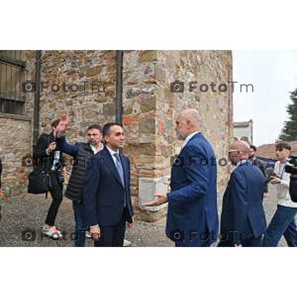 Bergamo Tiziano Manzoni/LaPresse 9-10- 2022 Italia Cronaca Luigi Di Maio Con Premier albanese Edi Rama