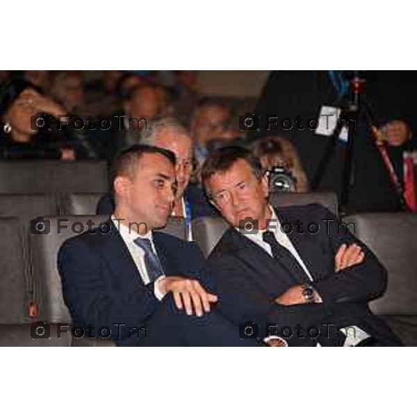 Bergamo Tiziano Manzoni/LaPresse 9-10- 2022 Italia Cronaca Luigi Di Maio Con Giorgio Gori e