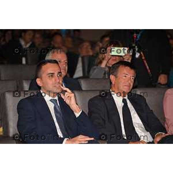 Bergamo Tiziano Manzoni/LaPresse 9-10- 2022 Italia Cronaca Luigi Di Maio Con Giorgio Gori e