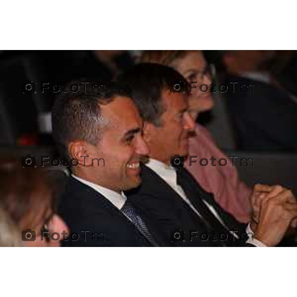 Bergamo Tiziano Manzoni/LaPresse 9-10- 2022 Italia Cronaca Luigi Di Maio Con Giorgio Gori e