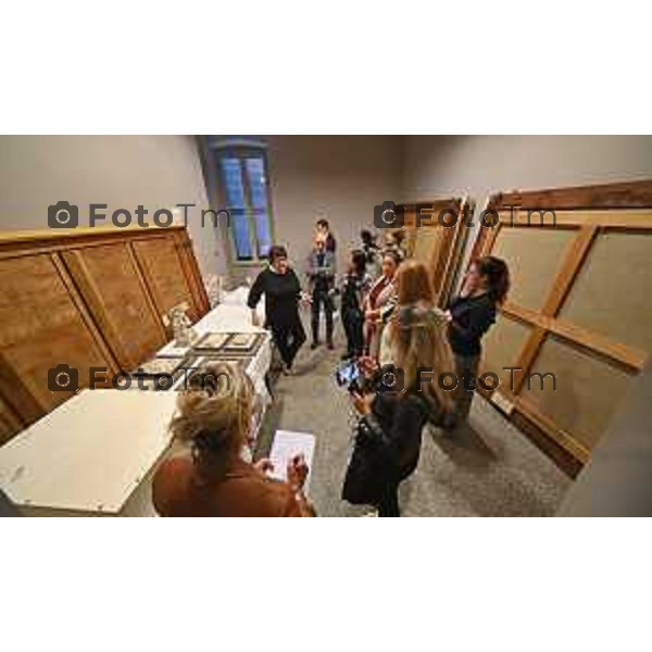 Foto Manzoni Tiziano/LaPresse 11-10-2022 Bergamo Italia - Cronaca - Bergamo Accademia Carrara aggiornamento sui lavori in museo M. Cristina Rodeschini