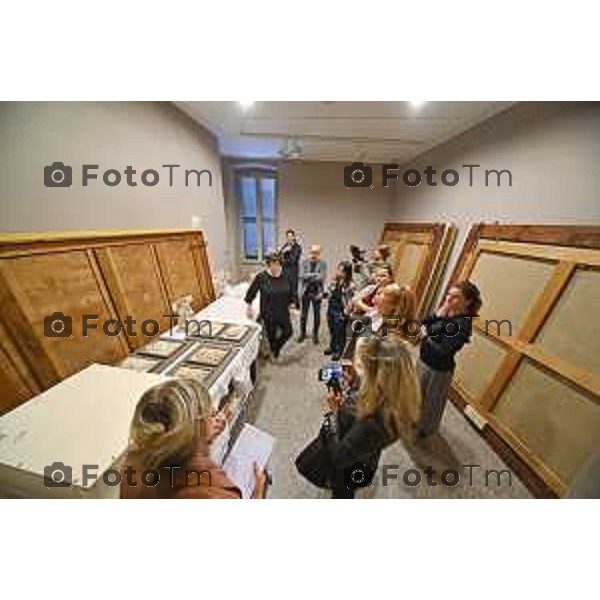 Foto Manzoni Tiziano/LaPresse 11-10-2022 Bergamo Italia - Cronaca - Bergamo Accademia Carrara aggiornamento sui lavori in museo