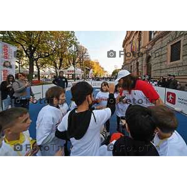 Foto Manzoni Tiziano/LaPresse 12-10-2022 Bergamo Italia - Cronaca - Settima tappa a Bergamo di un Campione per Amico, lmanifestazione italiana sportivo-educativo Adriano Panatta, Andrea Lucchetta, Ciccio Graziani e Martín Leandro Castrogiovanni