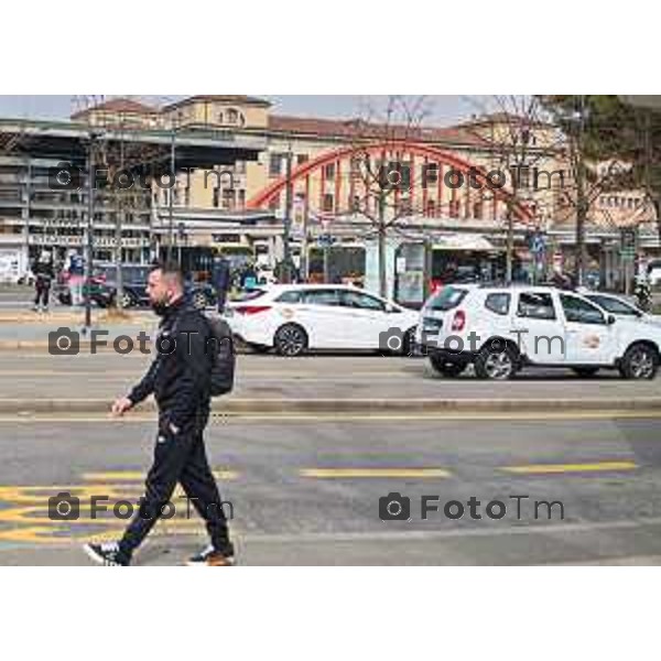 Foto Tiziano Manzoni/Lapresse 15 Marzo 2022 Bergamo Bergamo Italia Cronaca Bergamo Bergamo stazione autolinee