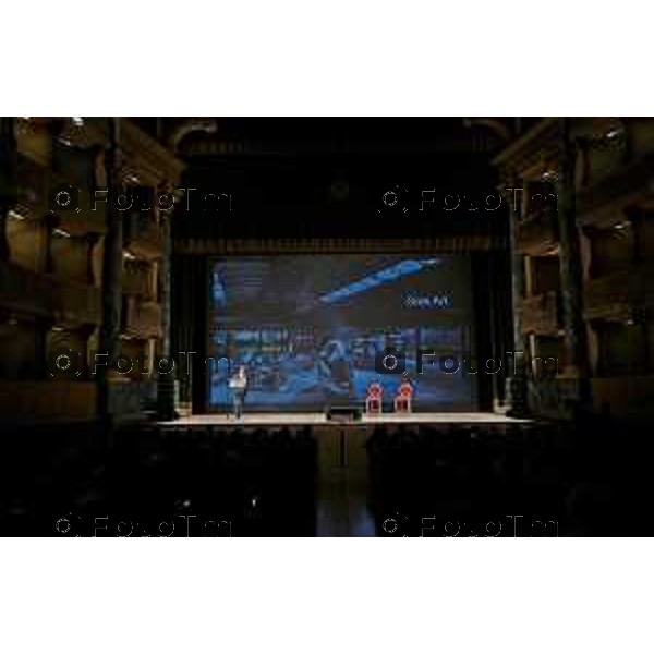 Foto Manzoni Tiziano/LaPresse 15-10-2022 Bergamo Italia - Cronaca - Bergamo Brescia Capitale della Cultura 2023, : aggiornamenti dell’Amministrazione sul lavori in corso