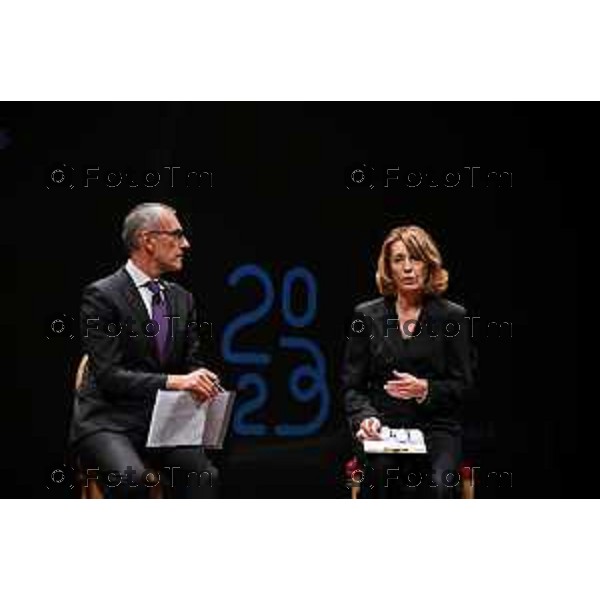 Foto Manzoni Tiziano/LaPresse 15-10-2022 Bergamo Italia - Cronaca - Bergamo Brescia Capitale della Cultura 2023, : aggiornamenti dell’Amministrazione sul lavori in corso