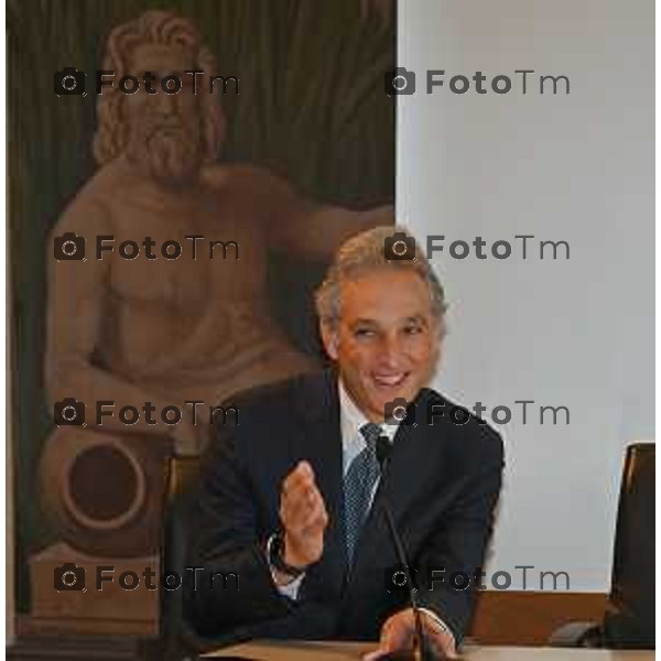 Foto Manzoni Tiziano/LaPresse 17-10-2022 Bergamo Italia - Cronaca - Conferenza stampa di presentazione del primo catalogo online ragionato delle opere di Giacomo Manzù Michele Coppola, Direttore Gallerie d’Italia Intesa Sanpaolo