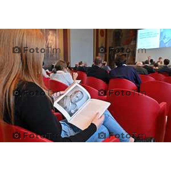 Foto Manzoni Tiziano/LaPresse 17-10-2022 Bergamo Italia - Cronaca - Conferenza stampa di presentazione del primo catalogo online ragionato delle opere di Giacomo Manzù