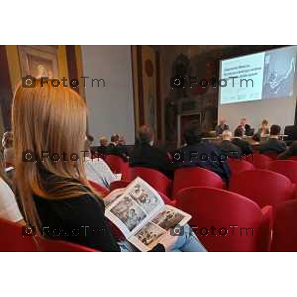 Foto Manzoni Tiziano/LaPresse 17-10-2022 Bergamo Italia - Cronaca - Conferenza stampa di presentazione del primo catalogo online ragionato delle opere di Giacomo Manzù