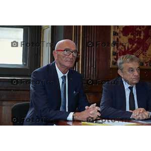 Foto Manzoni Tiziano/LaPresse 21-10-2022 Bergamo Italia - Cronaca -Bergamo, Alba e Parma le tre città creative Unesco per la gastronomia Vittorio Dall’Aglio (presidente Ascom Parma).