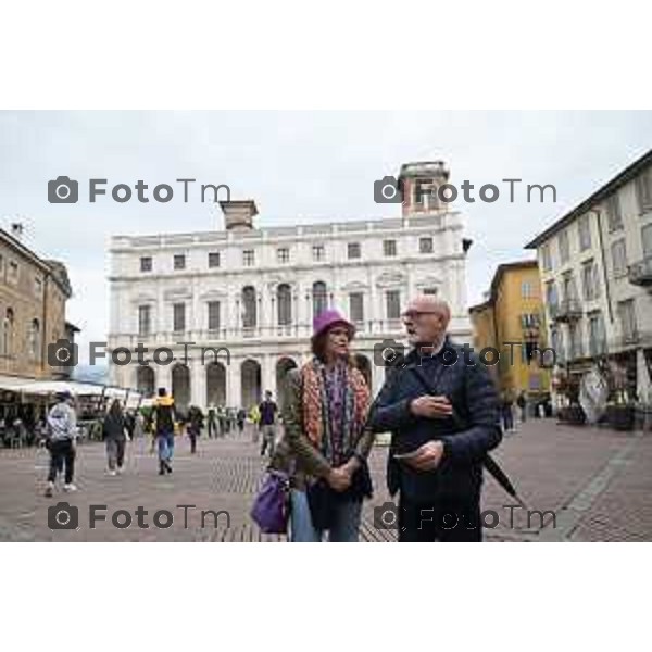 Foto Manzoni Tiziano/LaPresse 22-10-2022 Bergamo Italia - Cronaca Bergamo Alta turisti