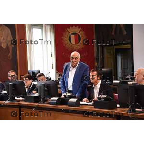 Foto Manzoni Tiziano/LaPresse 25-10-2022 Bergamo Italia - Cronaca -Sindaco Giorgio Gori incontra a Bergamo la delegazione di Jericho. 