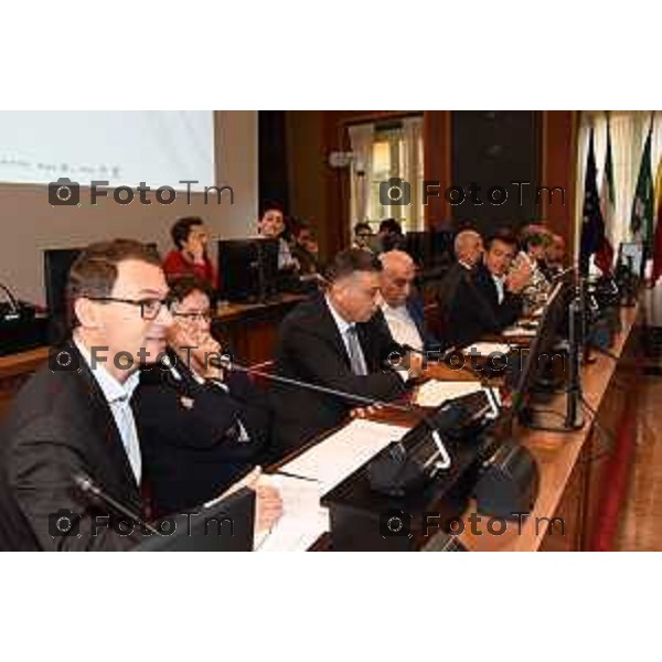 Foto Manzoni Tiziano/LaPresse 25-10-2022 Bergamo Italia - Cronaca -Sindaco Giorgio Gori incontra a Bergamo la delegazione di Jericho.