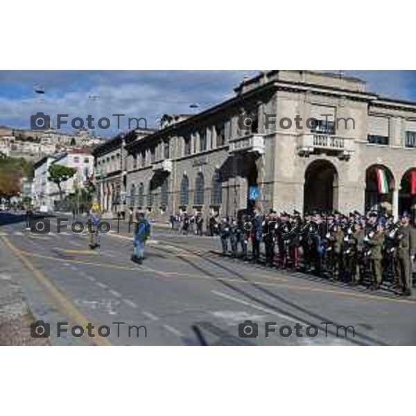 Foto Manzoni Tiziano/LaPresse 4-11-2022 Bergamo Italia - Cronaca - 4 Novembre 1918-2022 Bergamo celebra la giornata dell\'Unità Nazionale e delle Forze Armate