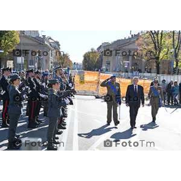 Foto Manzoni Tiziano/LaPresse 4-11-2022 Bergamo Italia - Cronaca - 4 Novembre 1918-2022 Bergamo celebra la giornata dell\'Unità Nazionale e delle Forze Armate