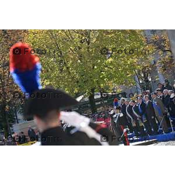 Foto Manzoni Tiziano/LaPresse 4-11-2022 Bergamo Italia - Cronaca - 4 Novembre 1918-2022 Bergamo celebra la giornata dell\'Unità Nazionale e delle Forze Armate