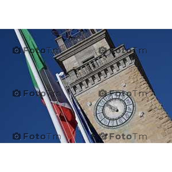 Foto Manzoni Tiziano/LaPresse 4-11-2022 Bergamo Italia - Cronaca - 4 Novembre 1918-2022 Bergamo celebra la giornata dell\'Unità Nazionale e delle Forze Armate