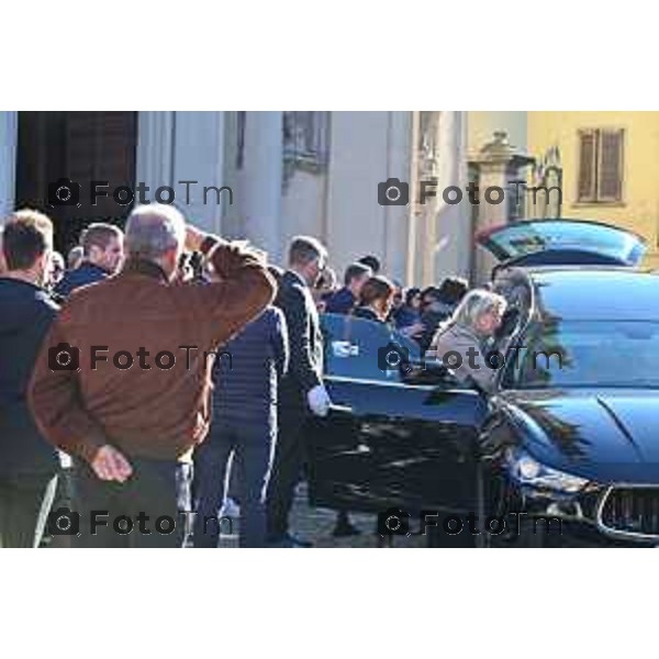 Foto Manzoni Tiziano/LaPresse 5-11-2022 Bergamo Italia - Cronaca - Osio Sotto, funerale Valter Monguzzi: